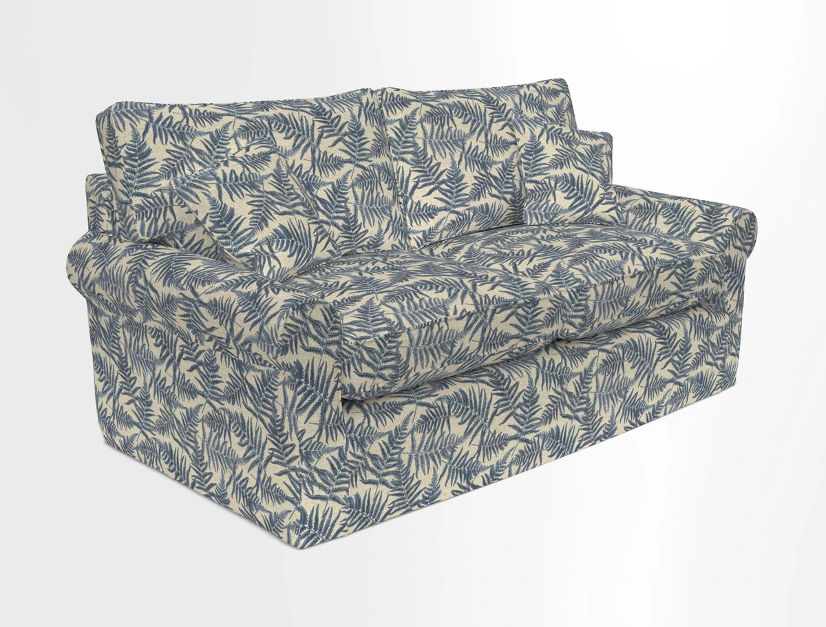 Bignor 3 Seater Sofa in V&A Drawn From Nature Oak Tree Gold. Loose cover option available