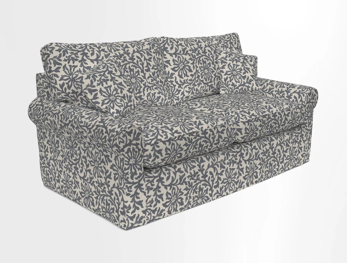 Bignor 3 Seater Sofa in V&A Drawn From Nature Oak Tree Gold. Loose cover option available