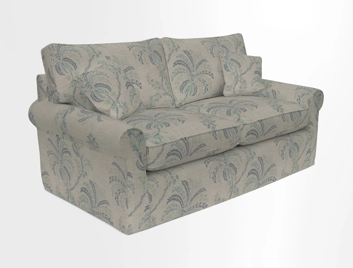 Bignor 3 Seater Sofa in V&A Drawn From Nature Oak Tree Gold. Loose cover option available