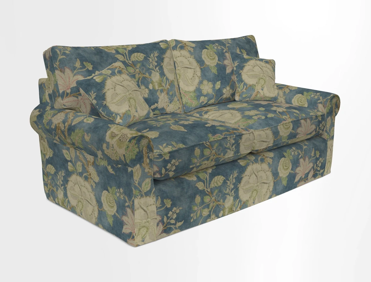 Bignor 3 Seater Sofa in V&A Drawn From Nature Oak Tree Gold. Loose cover option available