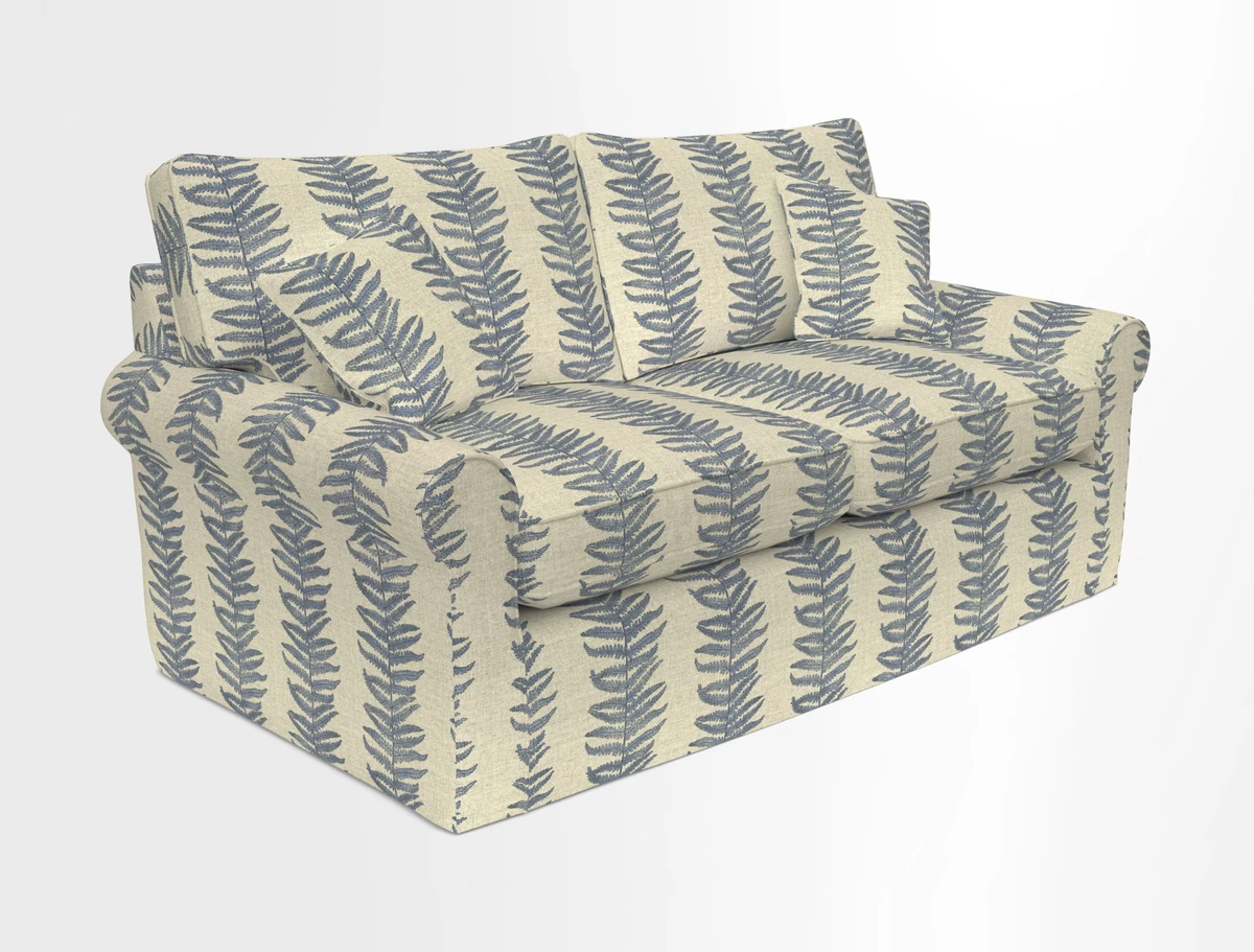 Bignor 3 Seater Sofa in V&A Drawn From Nature Oak Tree Gold. Loose cover option available