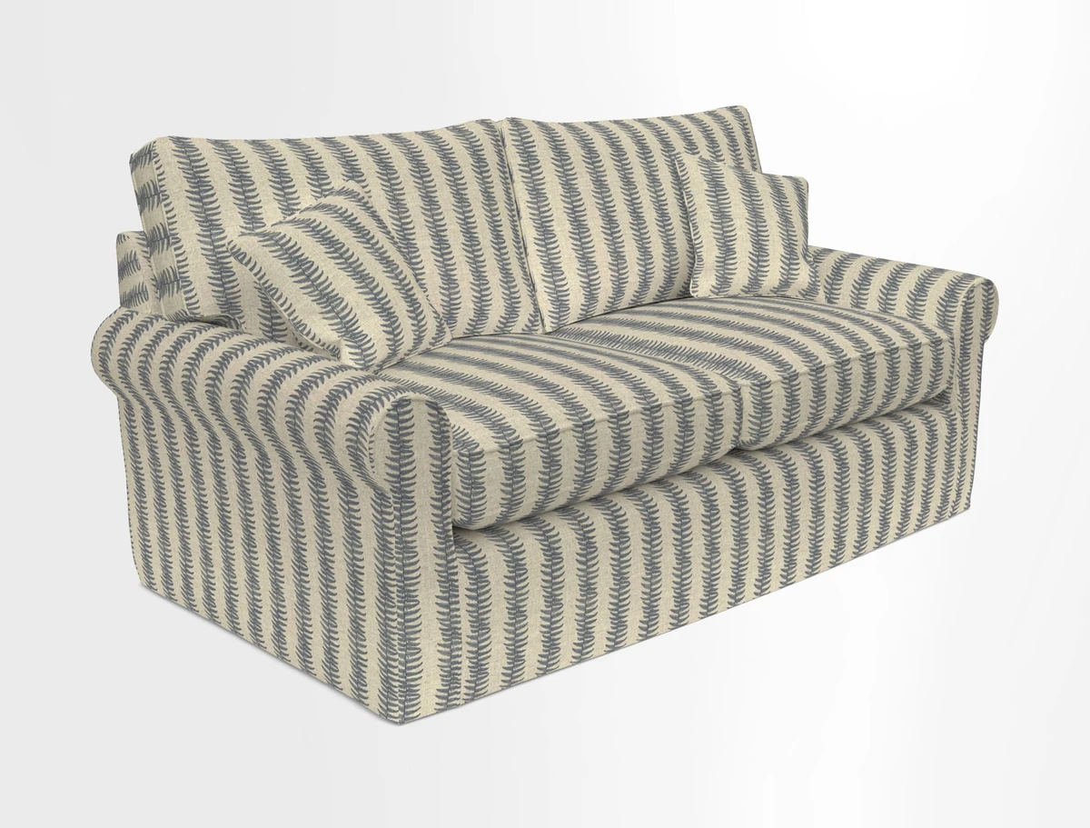 Bignor 3 Seater Sofa in V&A Drawn From Nature Oak Tree Gold. Loose cover option available