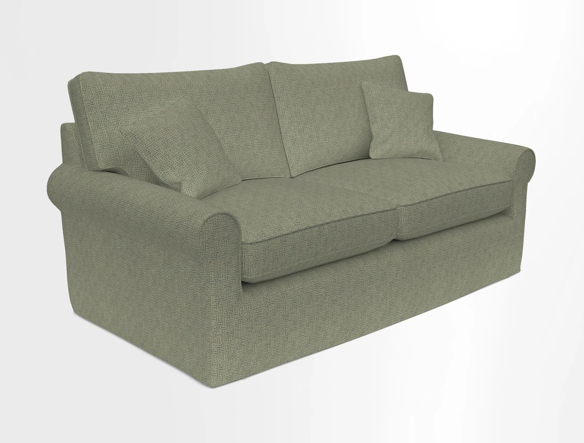 Bignor 3 Seater Sofa in V&A Drawn From Nature Oak Tree Gold. Loose cover option available