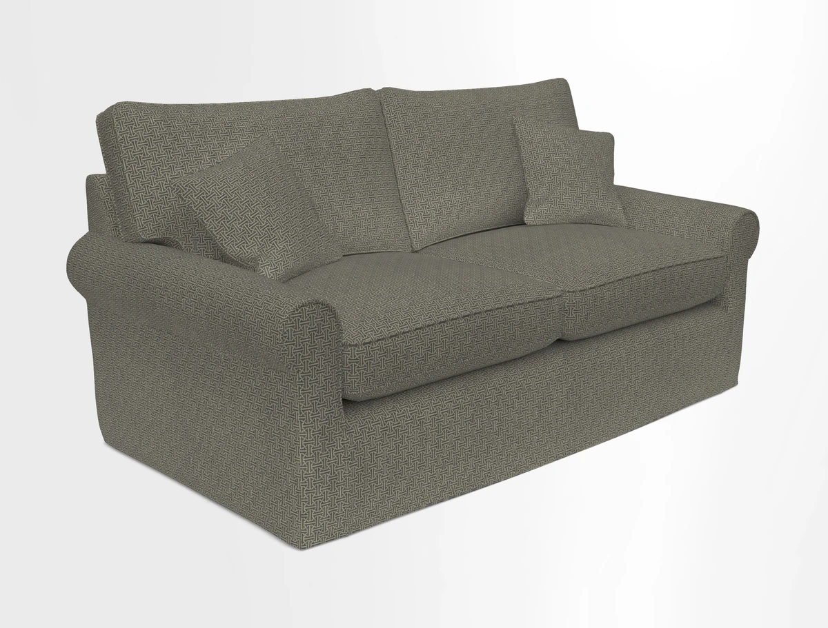 Bignor 3 Seater Sofa in V&A Drawn From Nature Oak Tree Gold. Loose cover option available