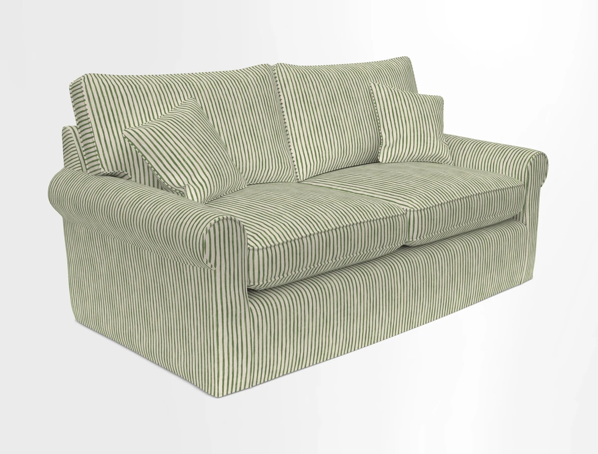 Bignor 3 Seater Sofa in V&A Drawn From Nature Oak Tree Gold. Loose cover option available