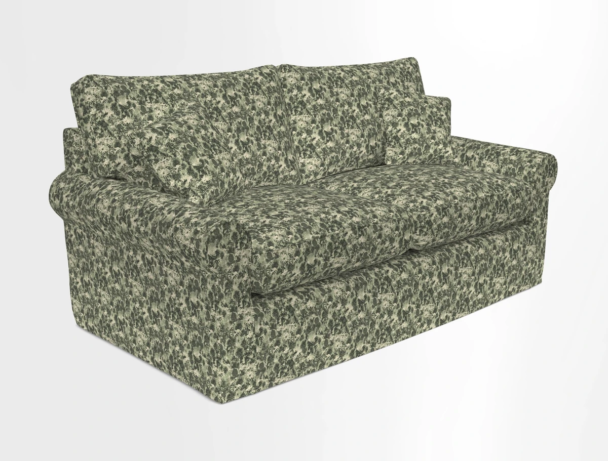 Bignor 3 Seater Sofa in V&A Drawn From Nature Oak Tree Gold. Loose cover option available