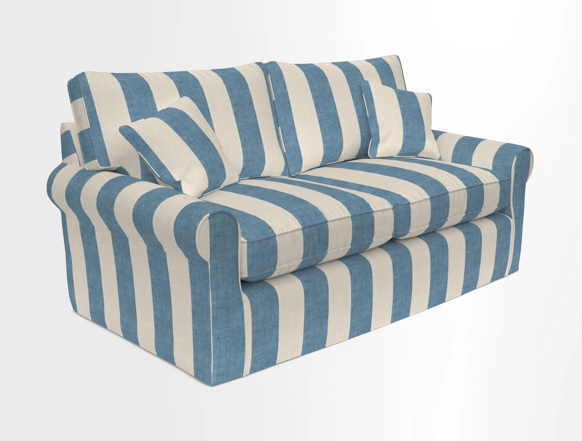 Bignor 3 Seater Sofa in V&A Drawn From Nature Oak Tree Gold. Loose cover option available