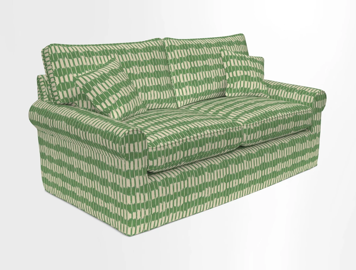 Bignor 3 Seater Sofa in V&A Drawn From Nature Oak Tree Gold. Loose cover option available