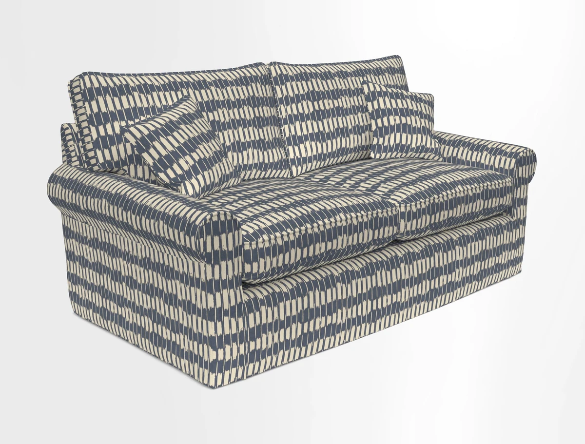 Bignor 3 Seater Sofa in V&A Drawn From Nature Oak Tree Gold. Loose cover option available