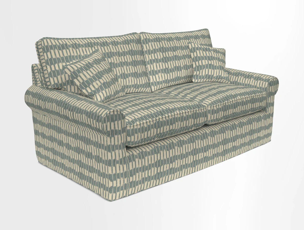 Bignor 3 Seater Sofa in V&A Drawn From Nature Oak Tree Gold. Loose cover option available