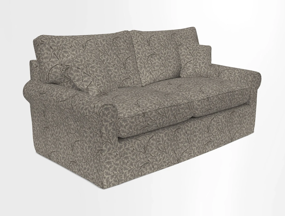 Bignor 3 Seater Sofa in V&A Drawn From Nature Oak Tree Gold. Loose cover option available