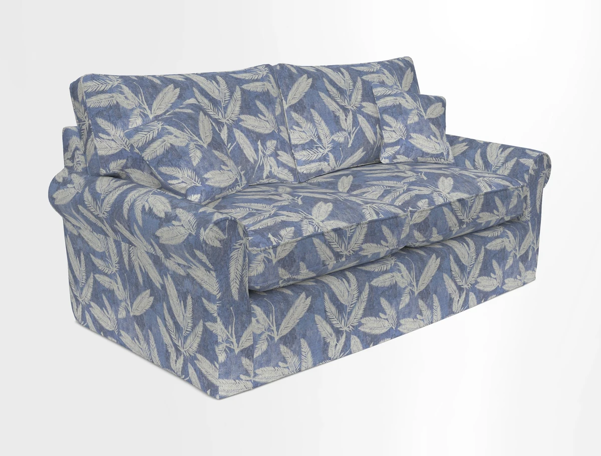 Bignor 3 Seater Sofa in V&A Drawn From Nature Oak Tree Gold. Loose cover option available