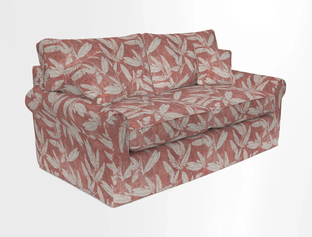 Bignor 3 Seater Sofa in V&A Drawn From Nature Oak Tree Gold. Loose cover option available