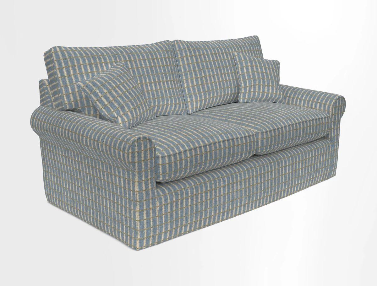 Bignor 3 Seater Sofa in V&A Drawn From Nature Oak Tree Gold. Loose cover option available