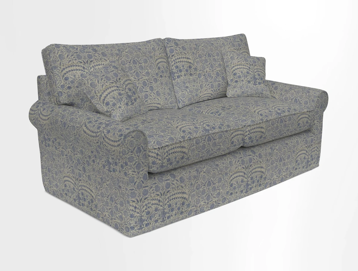 Bignor 3 Seater Sofa in V&A Drawn From Nature Oak Tree Gold. Loose cover option available