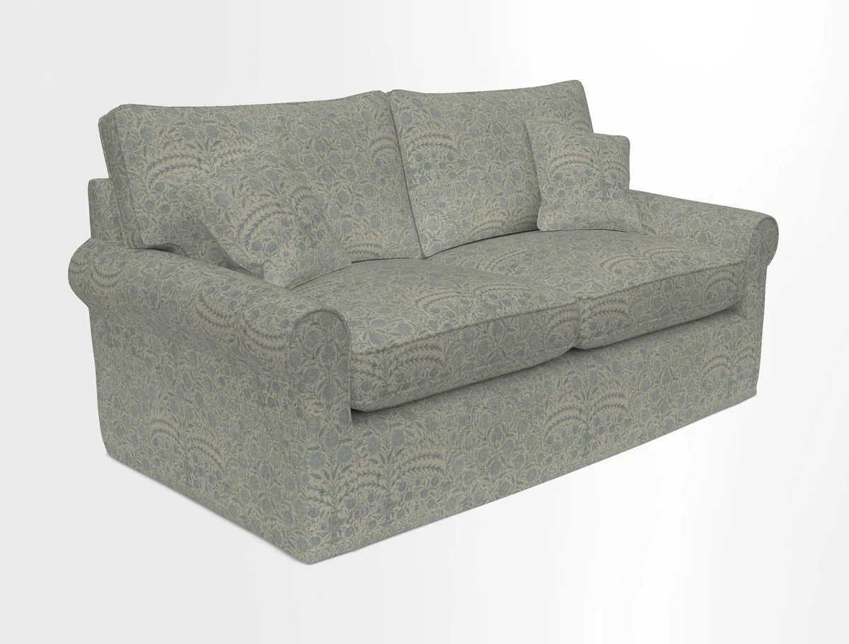 Bignor 3 Seater Sofa in V&A Drawn From Nature Oak Tree Gold. Loose cover option available