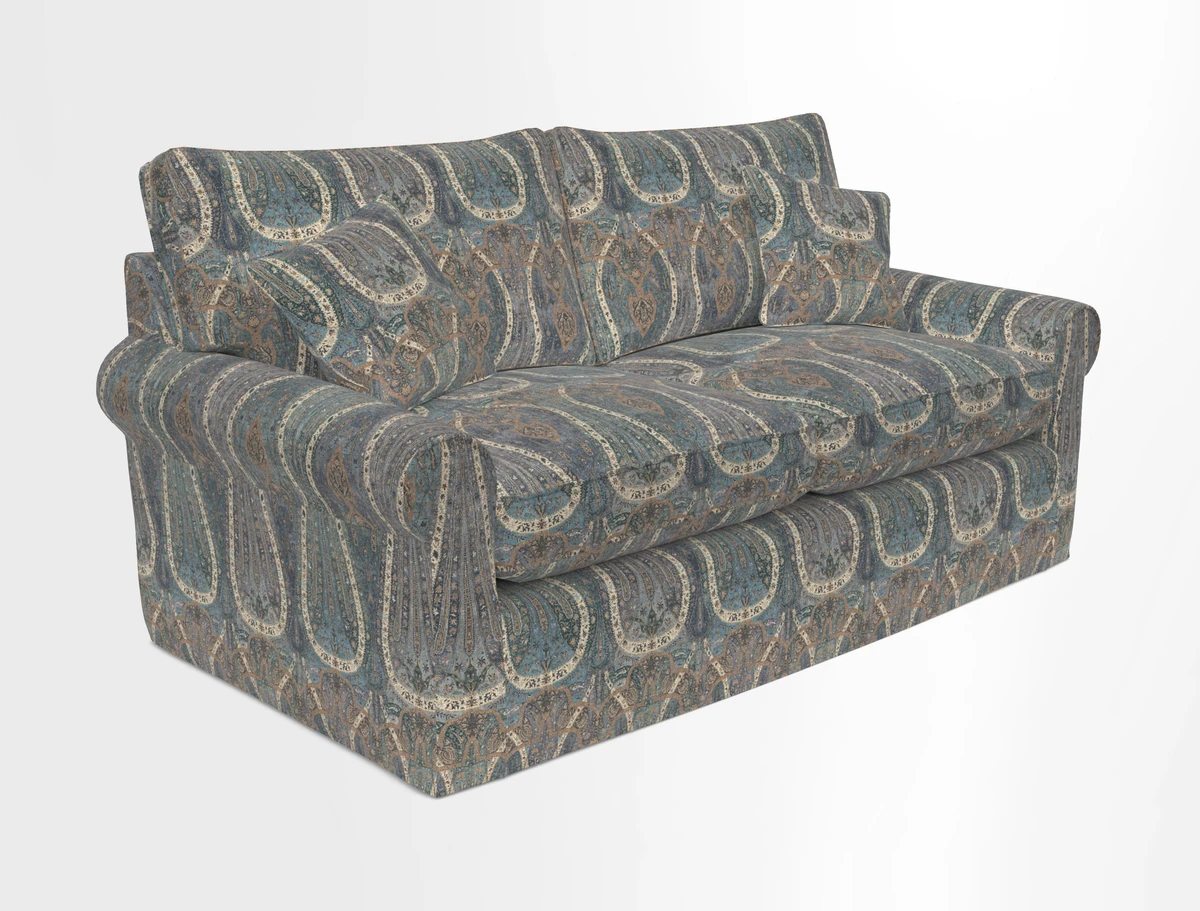 Bignor 3 Seater Sofa in V&A Drawn From Nature Oak Tree Gold. Loose cover option available