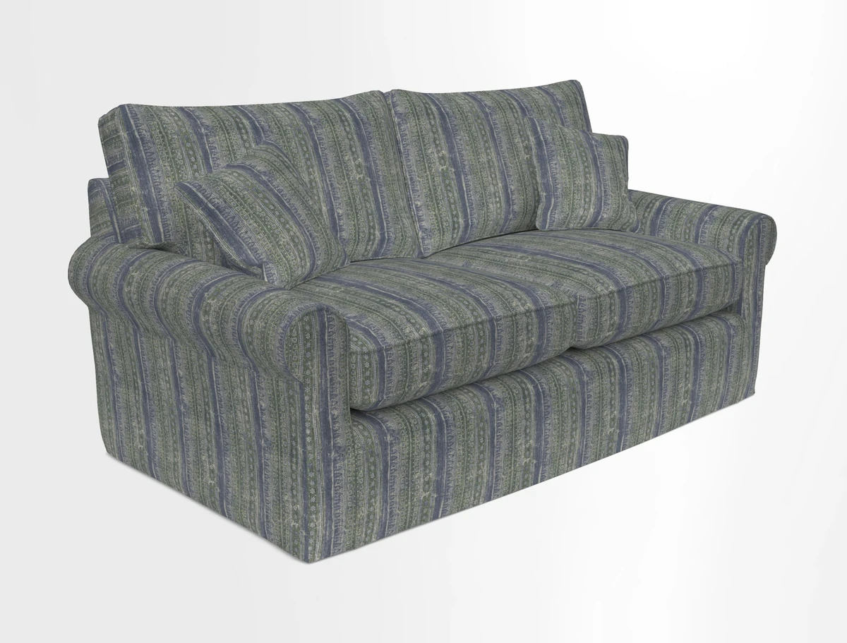 Bignor 3 Seater Sofa in V&A Drawn From Nature Oak Tree Gold. Loose cover option available