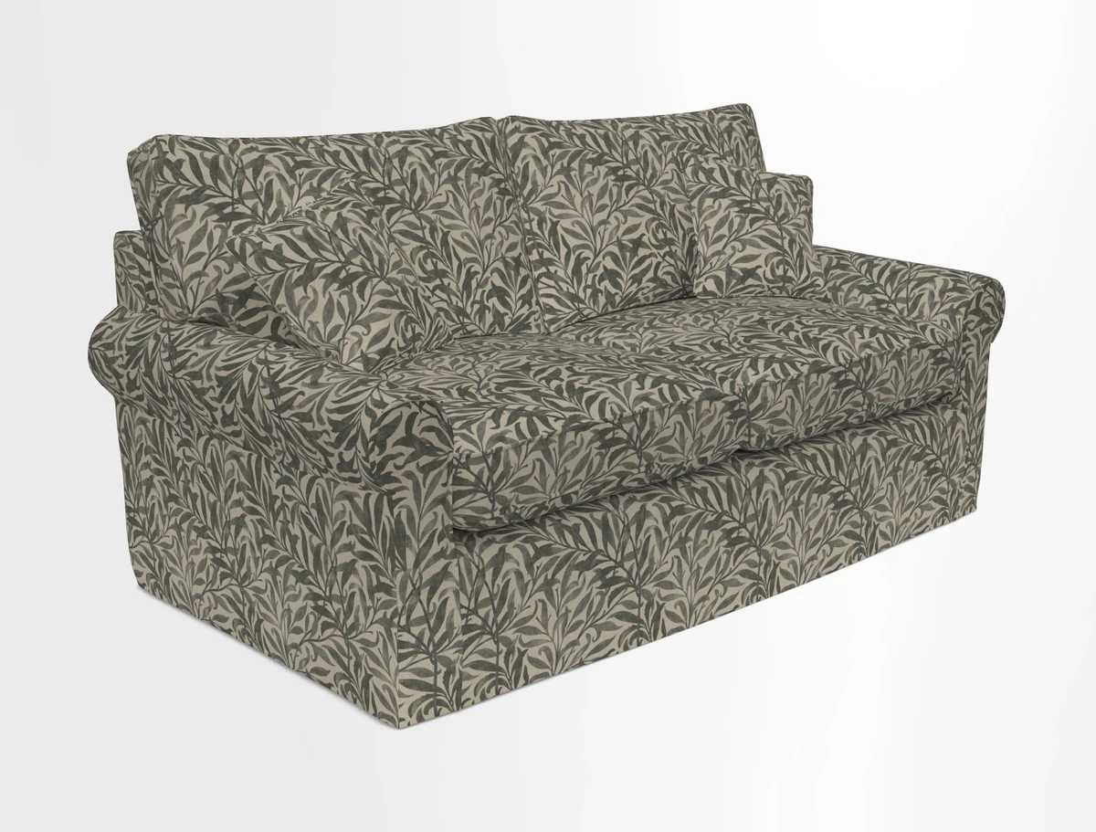 Bignor 3 Seater Sofa in V&A Drawn From Nature Oak Tree Gold. Loose cover option available