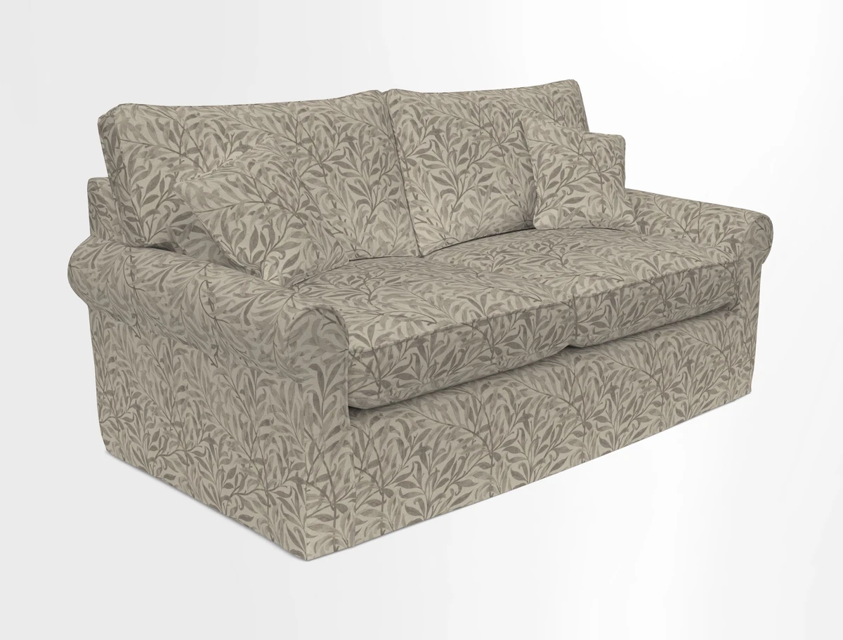 Bignor 3 Seater Sofa in V&A Drawn From Nature Oak Tree Gold. Loose cover option available
