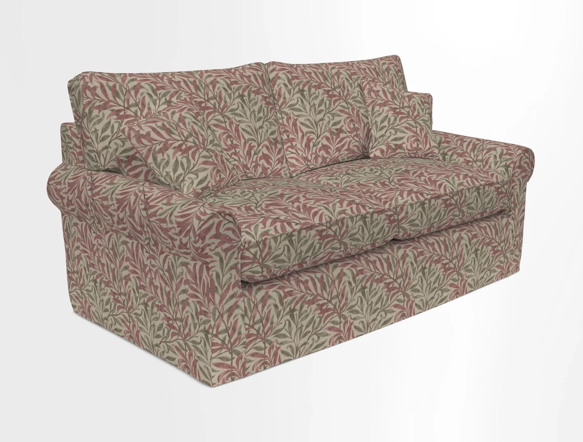 Bignor 3 Seater Sofa in V&A Drawn From Nature Oak Tree Gold. Loose cover option available