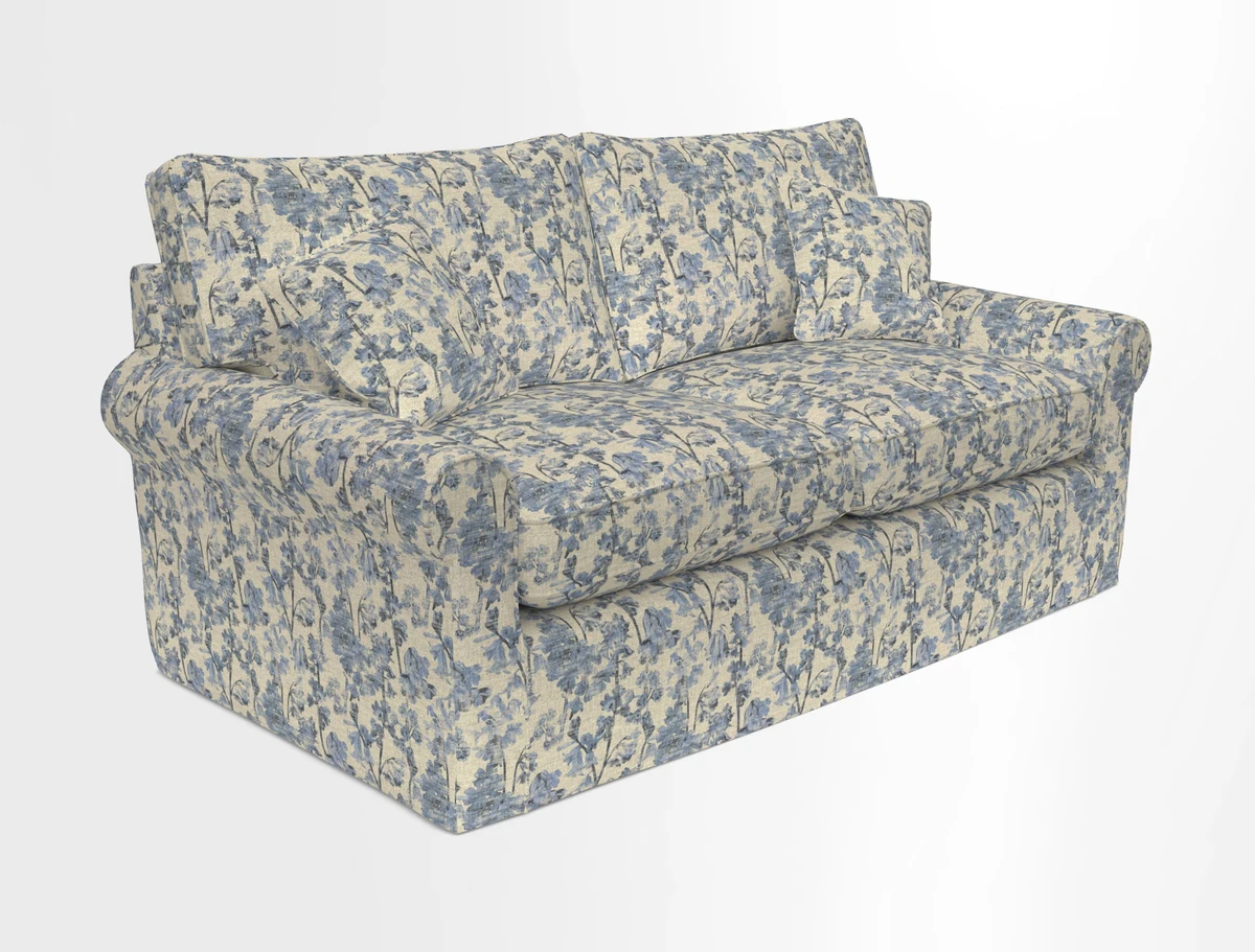 Bignor 3 Seater Sofa in V&A Drawn From Nature Oak Tree Gold. Loose cover option available