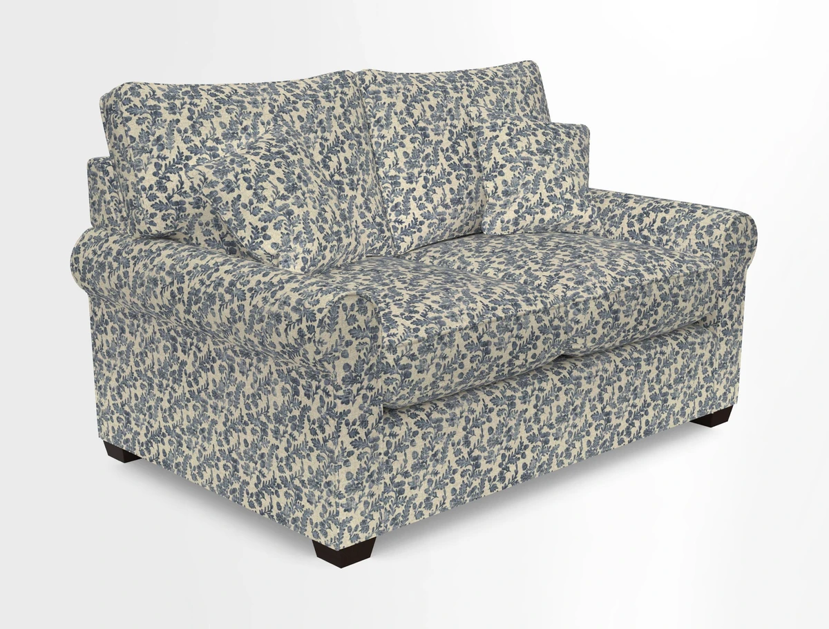 Bignor 3 Seater Sofa in V&A Drawn From Nature Oak Tree Gold. Loose cover option available