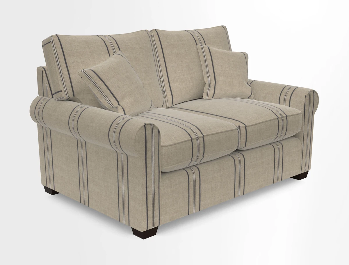 Bignor 3 Seater Sofa in V&A Drawn From Nature Oak Tree Gold. Loose cover option available