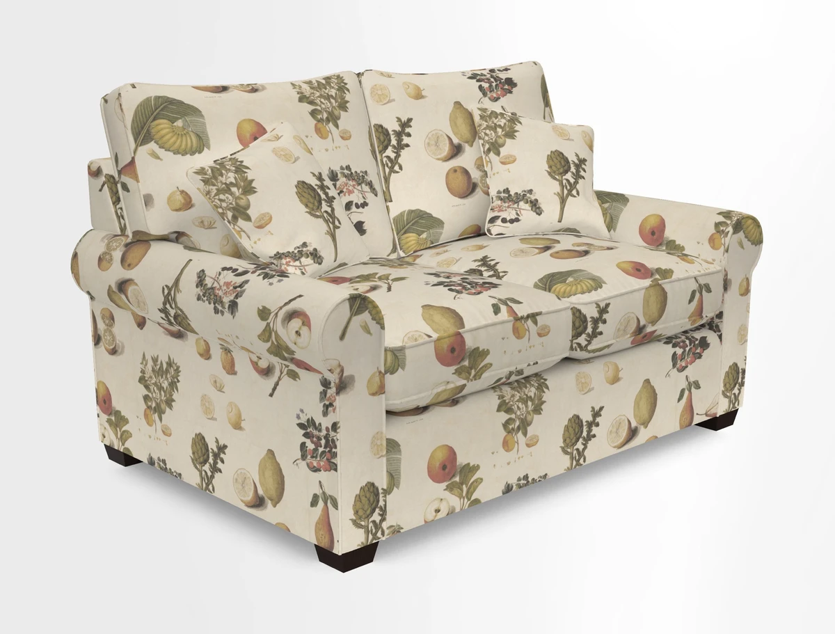 Bignor 3 Seater Sofa in V&A Drawn From Nature Oak Tree Gold. Loose cover option available