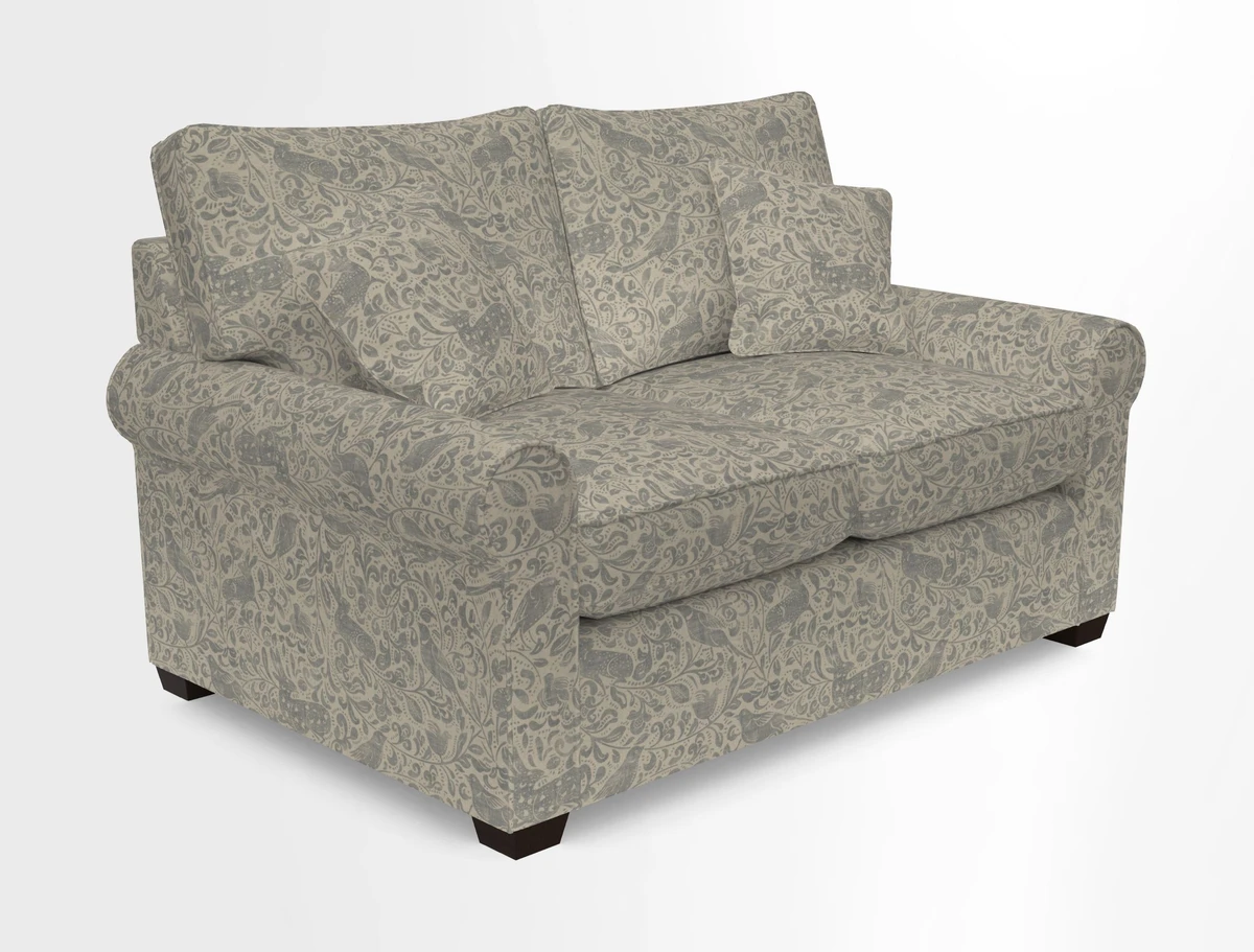 Bignor 3 Seater Sofa in V&A Drawn From Nature Oak Tree Gold. Loose cover option available