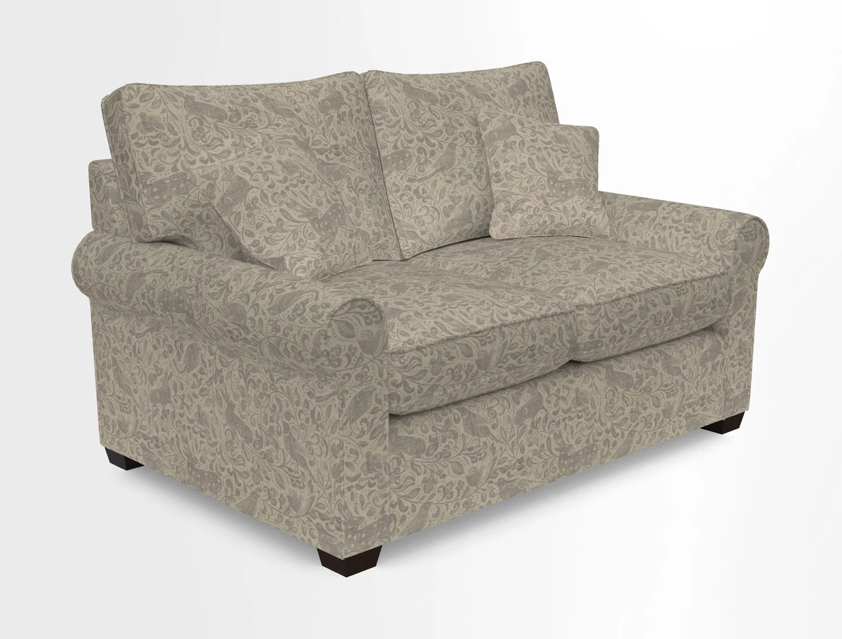 Bignor 3 Seater Sofa in V&A Drawn From Nature Oak Tree Gold. Loose cover option available