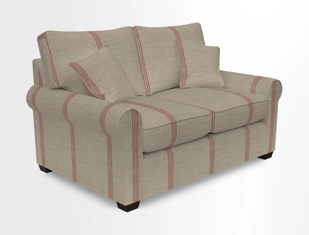 Bignor 3 Seater Sofa in V&A Drawn From Nature Oak Tree Gold. Loose cover option available