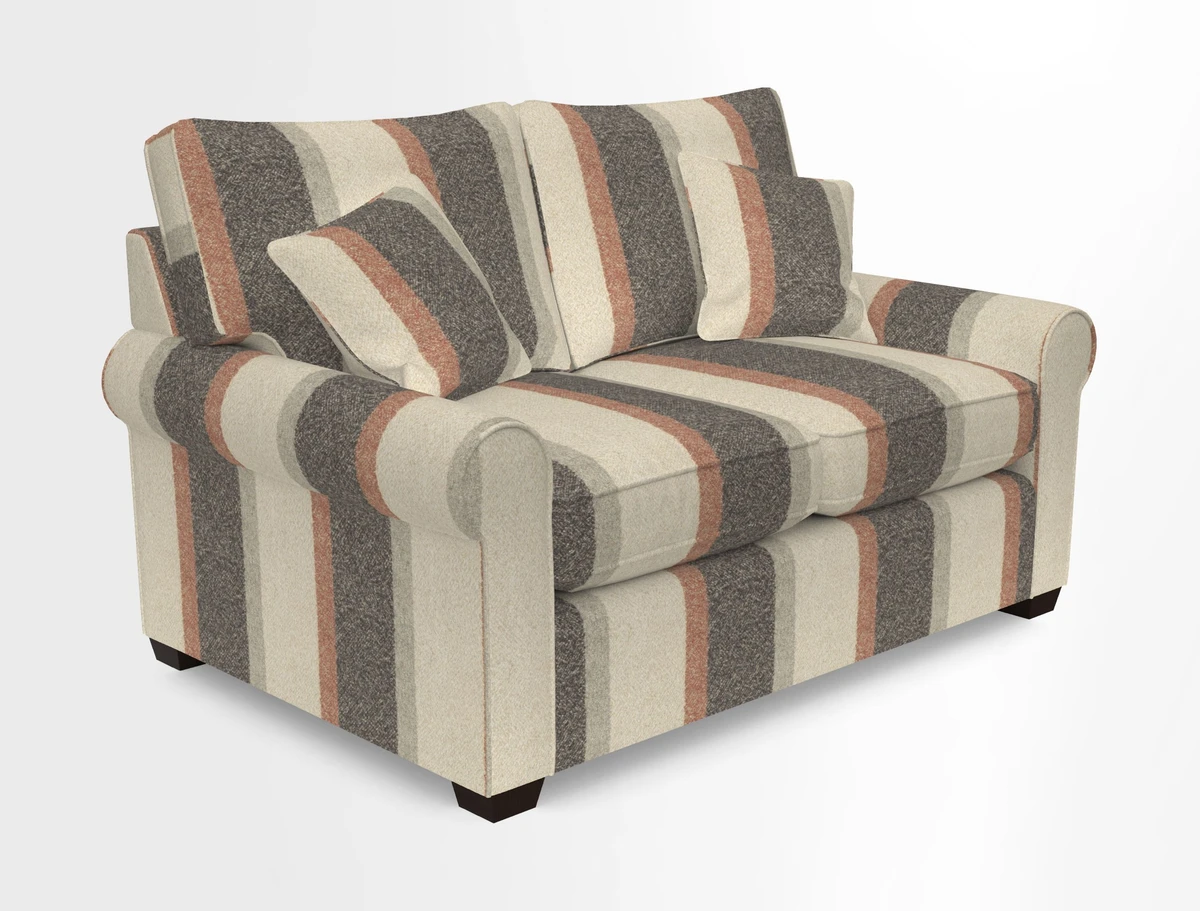 Bignor 3 Seater Sofa in V&A Drawn From Nature Oak Tree Gold. Loose cover option available