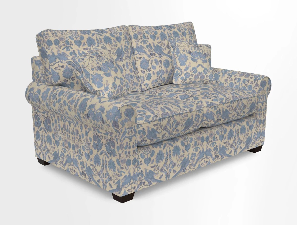 Bignor 3 Seater Sofa in V&A Drawn From Nature Oak Tree Gold. Loose cover option available