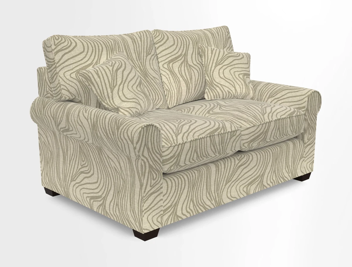 Bignor 3 Seater Sofa in V&A Drawn From Nature Oak Tree Gold. Loose cover option available