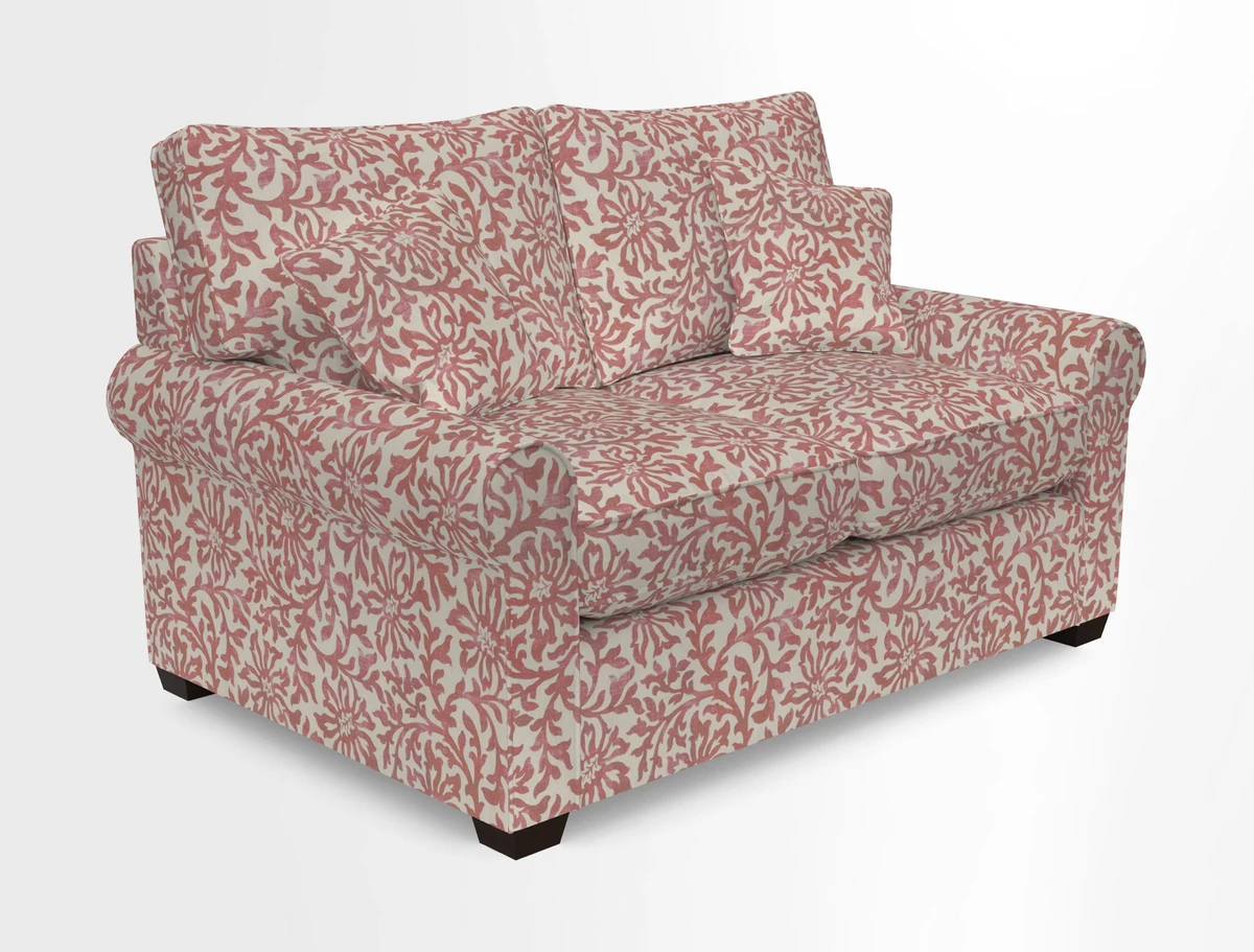 Bignor 3 Seater Sofa in V&A Drawn From Nature Oak Tree Gold. Loose cover option available