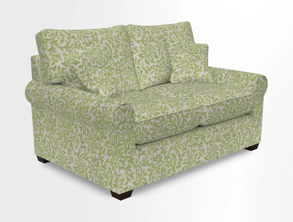 Bignor 3 Seater Sofa in V&A Drawn From Nature Oak Tree Gold. Loose cover option available