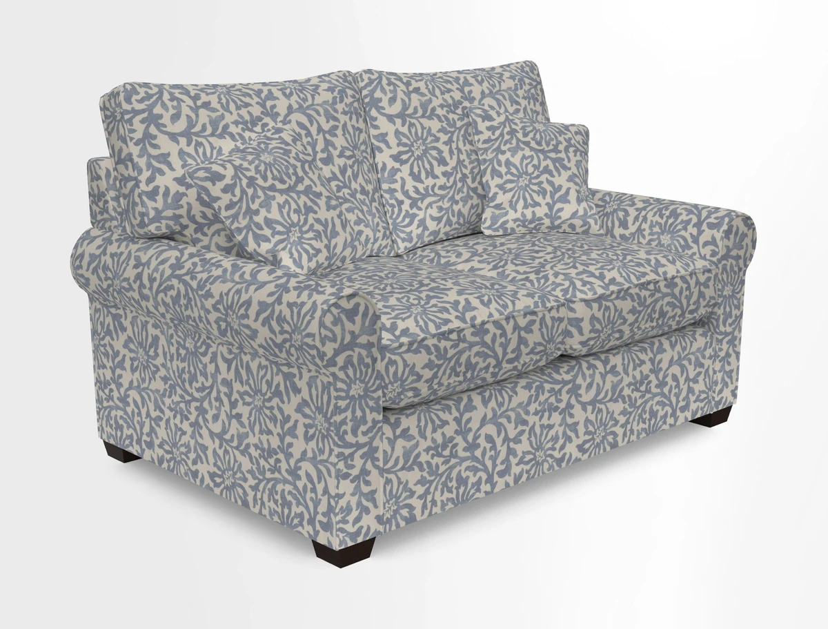 Bignor 3 Seater Sofa in V&A Drawn From Nature Oak Tree Gold. Loose cover option available