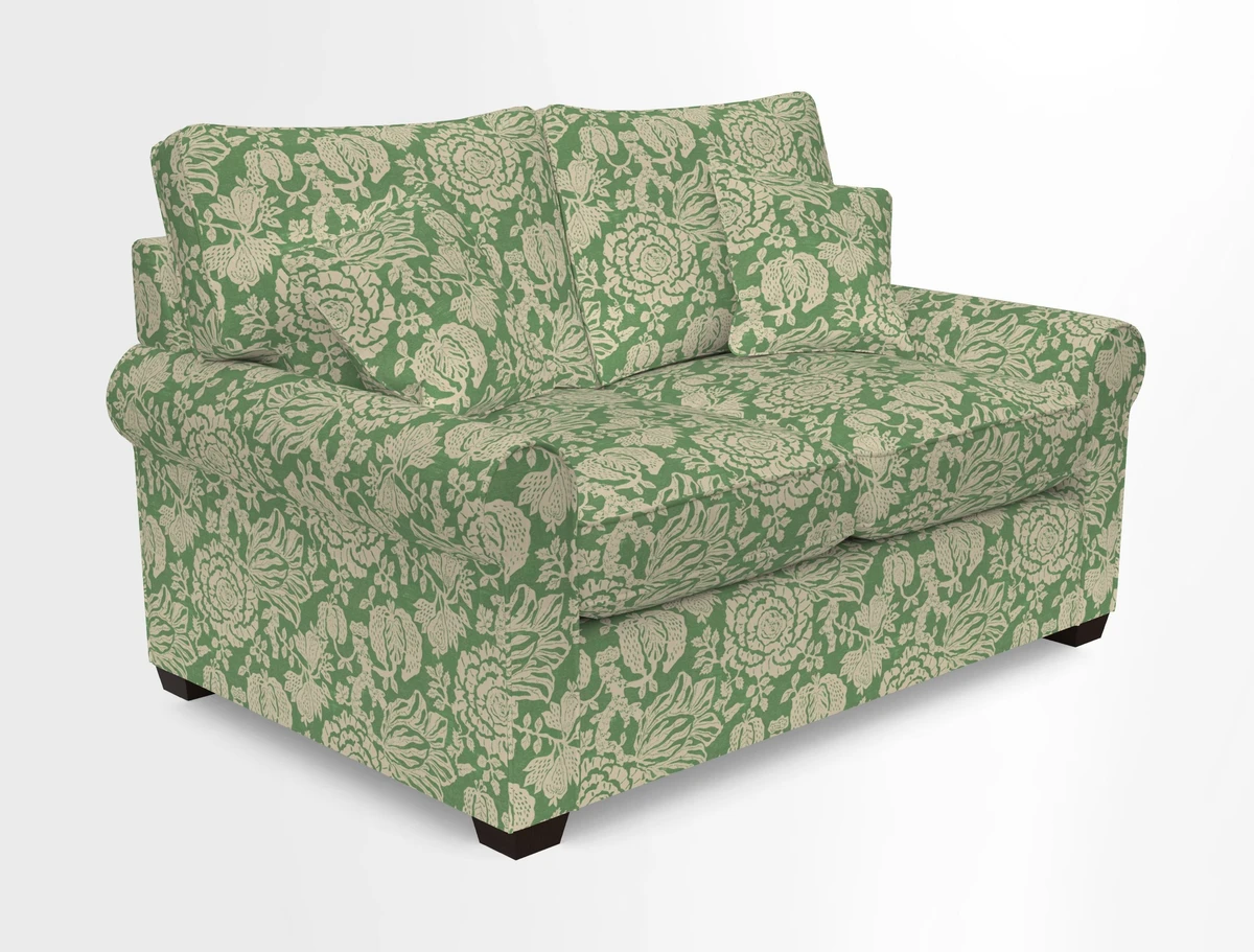 Bignor 3 Seater Sofa in V&A Drawn From Nature Oak Tree Gold. Loose cover option available