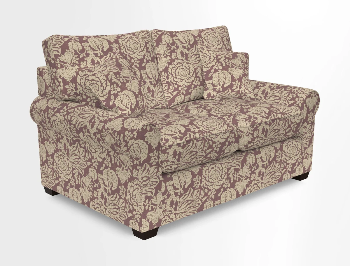 Bignor 3 Seater Sofa in V&A Drawn From Nature Oak Tree Gold. Loose cover option available