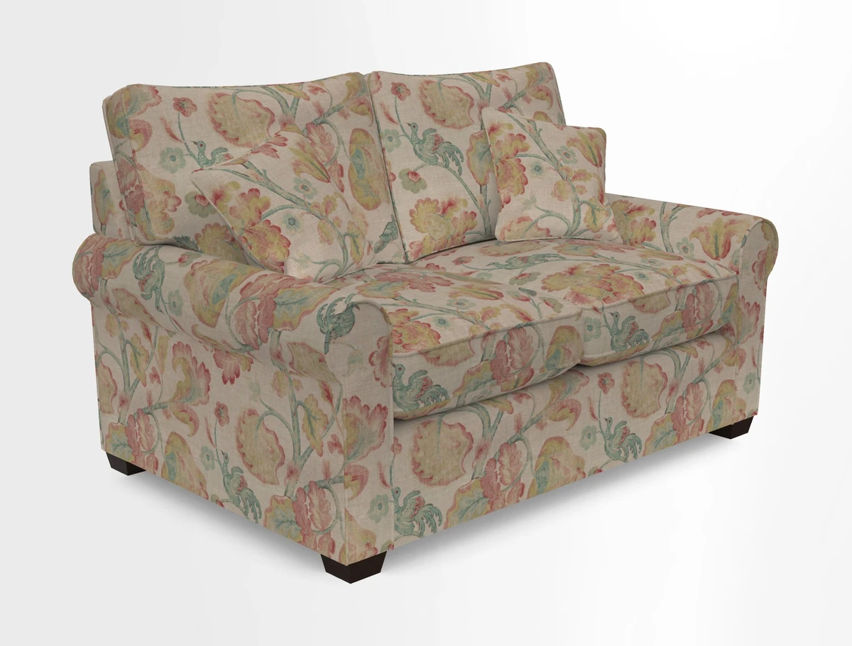 Bignor 3 Seater Sofa in V&A Drawn From Nature Oak Tree Gold. Loose cover option available