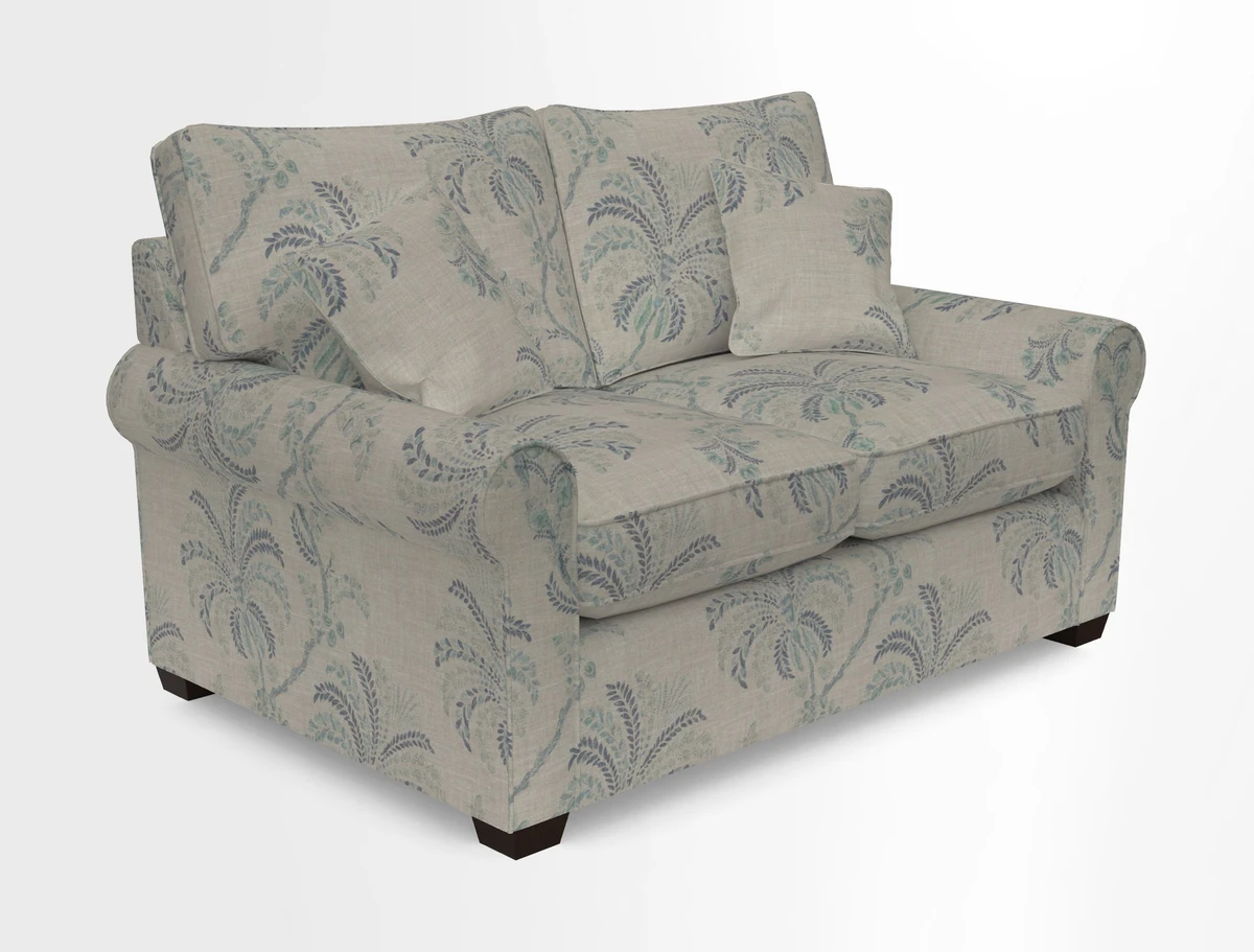 Bignor 3 Seater Sofa in V&A Drawn From Nature Oak Tree Gold. Loose cover option available