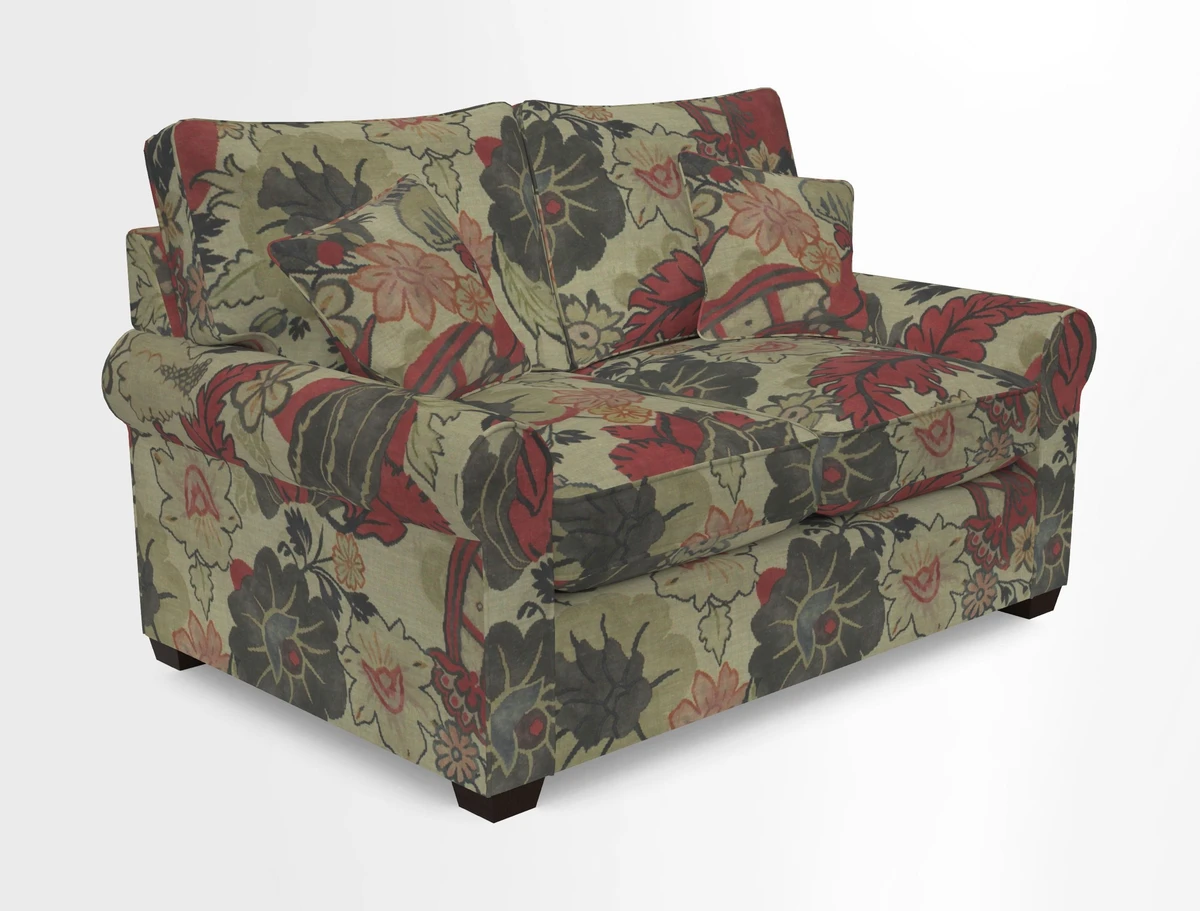 Bignor 3 Seater Sofa in V&A Drawn From Nature Oak Tree Gold. Loose cover option available