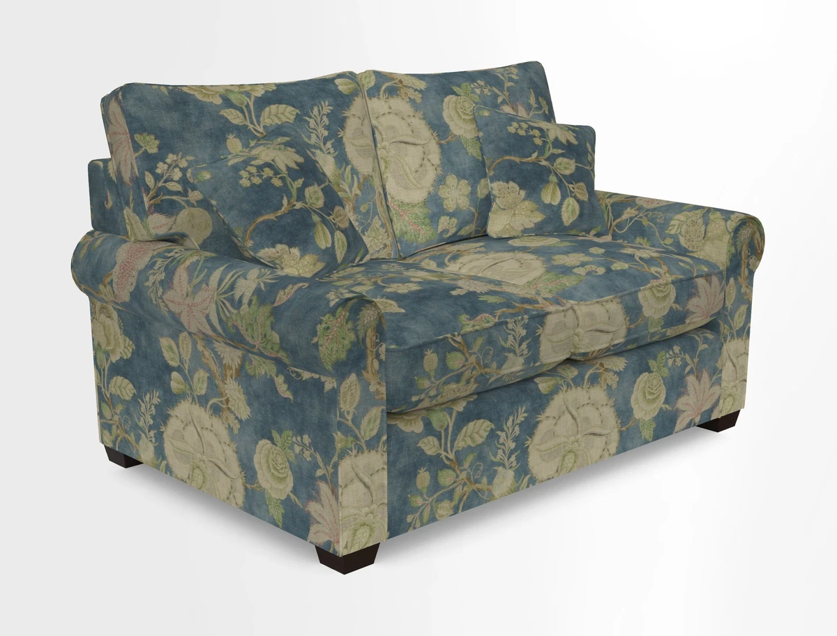 Bignor 3 Seater Sofa in V&A Drawn From Nature Oak Tree Gold. Loose cover option available