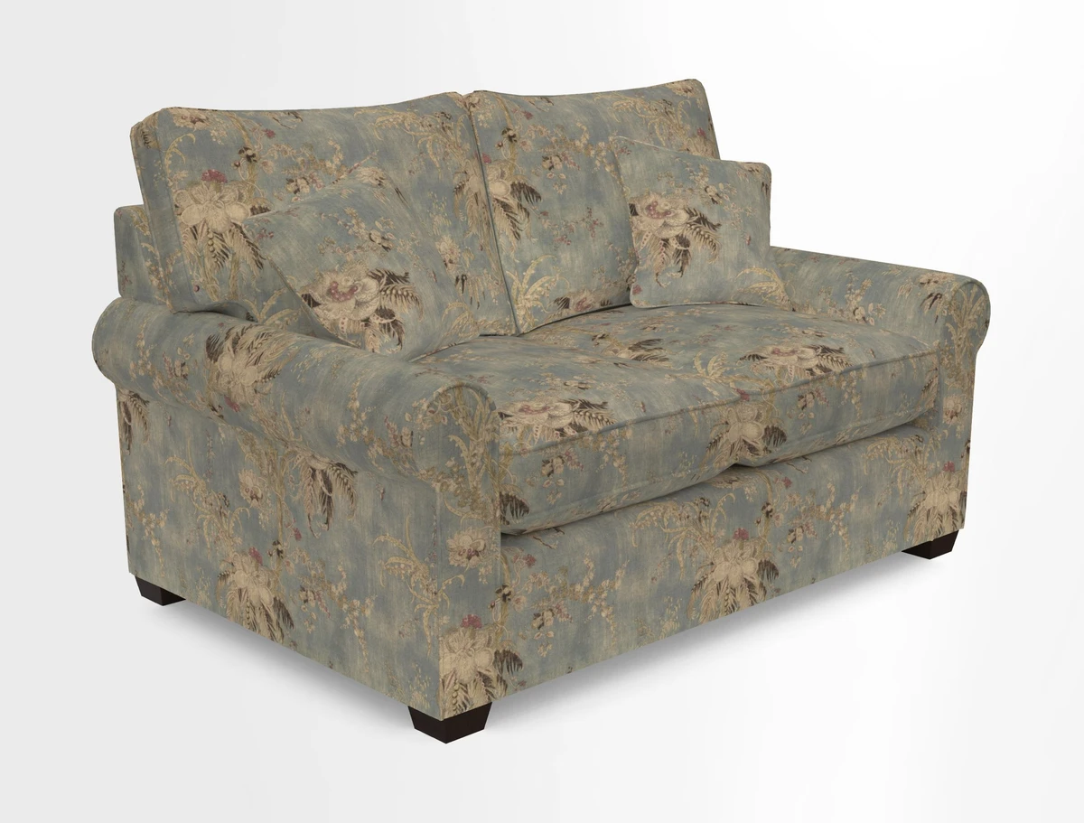 Bignor 3 Seater Sofa in V&A Drawn From Nature Oak Tree Gold. Loose cover option available