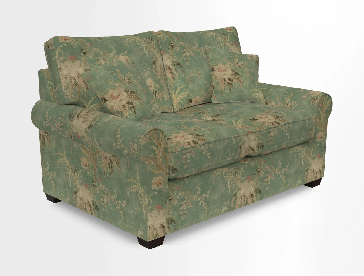 Bignor 3 Seater Sofa in V&A Drawn From Nature Oak Tree Gold. Loose cover option available