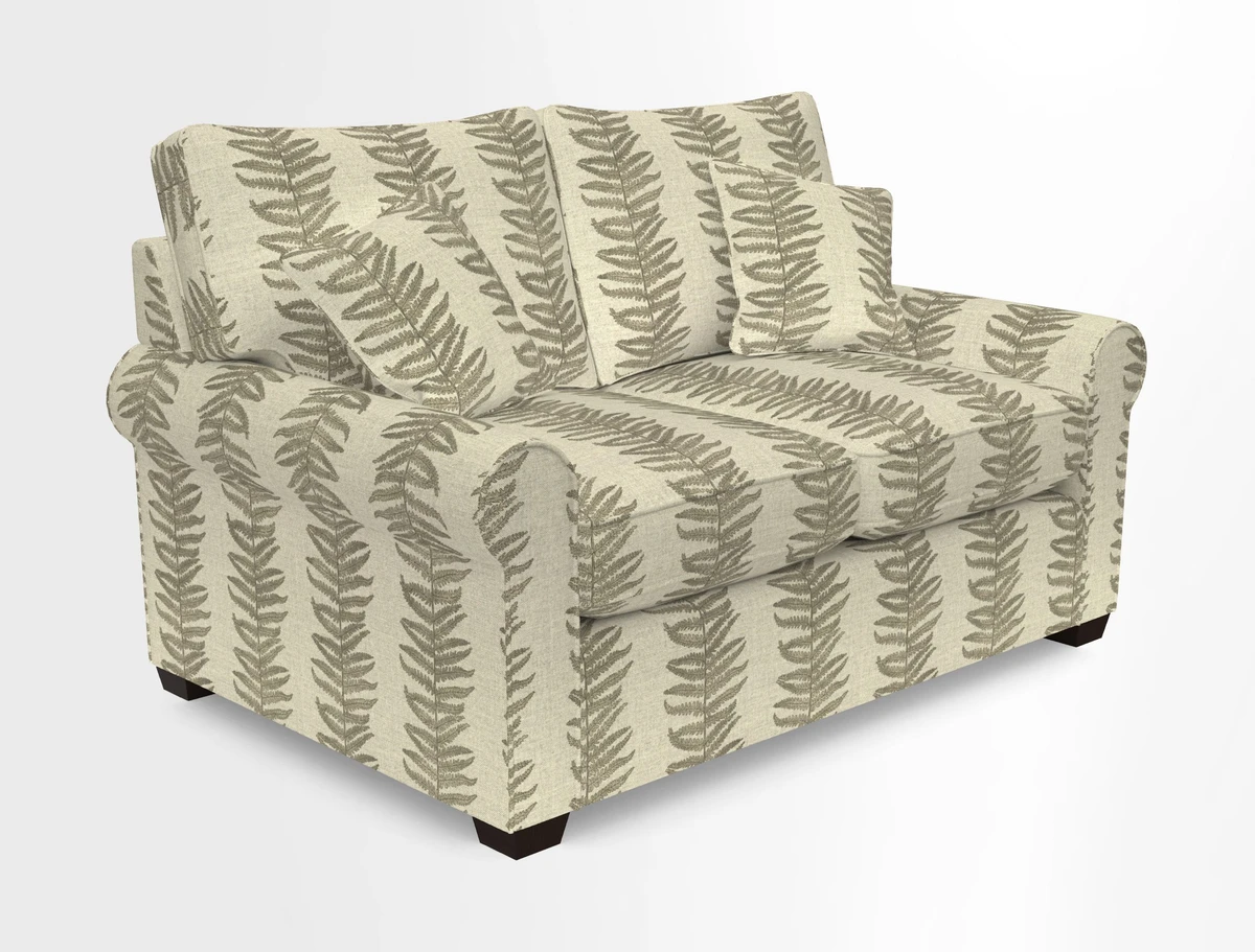 Bignor 3 Seater Sofa in V&A Drawn From Nature Oak Tree Gold. Loose cover option available