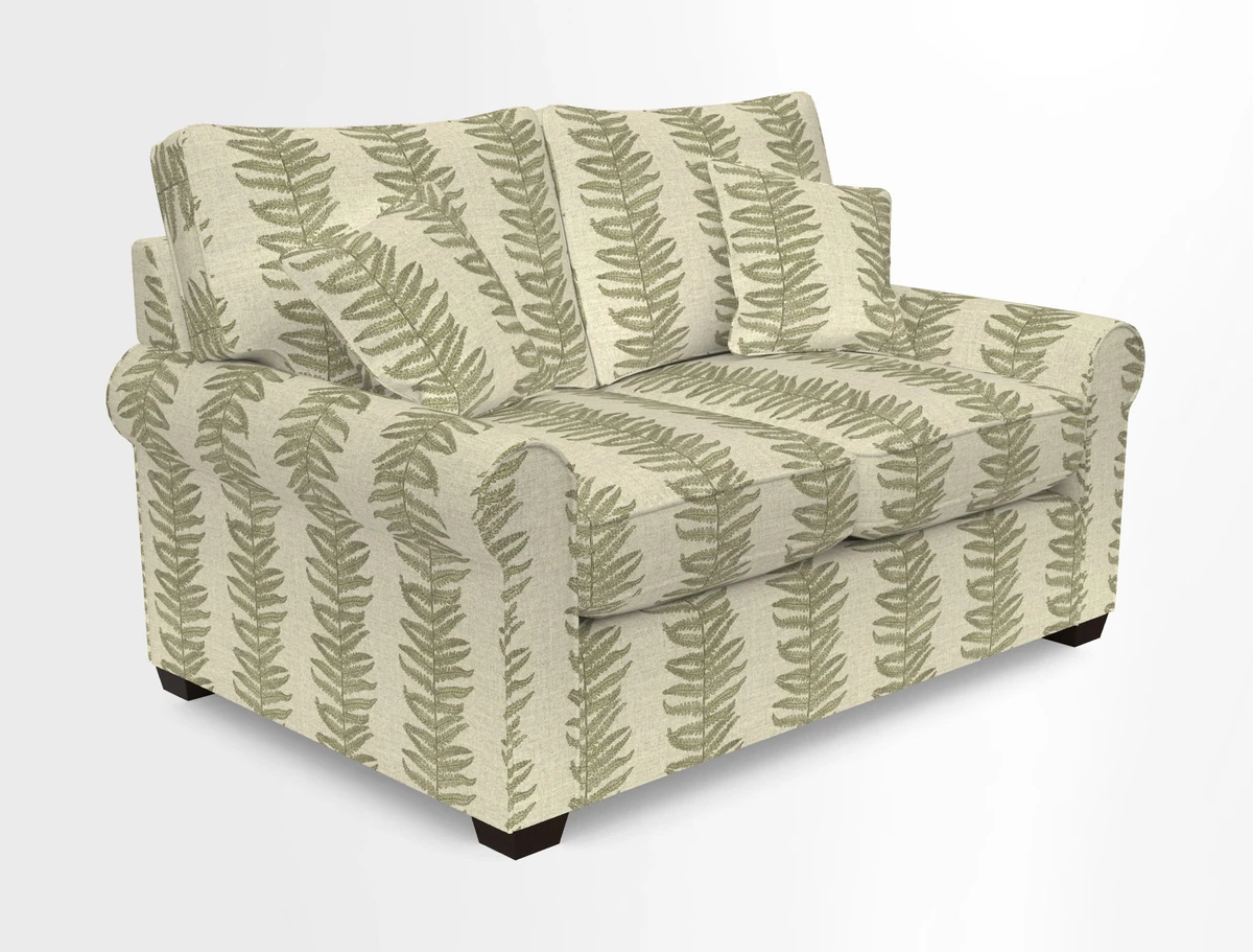 Bignor 3 Seater Sofa in V&A Drawn From Nature Oak Tree Gold. Loose cover option available
