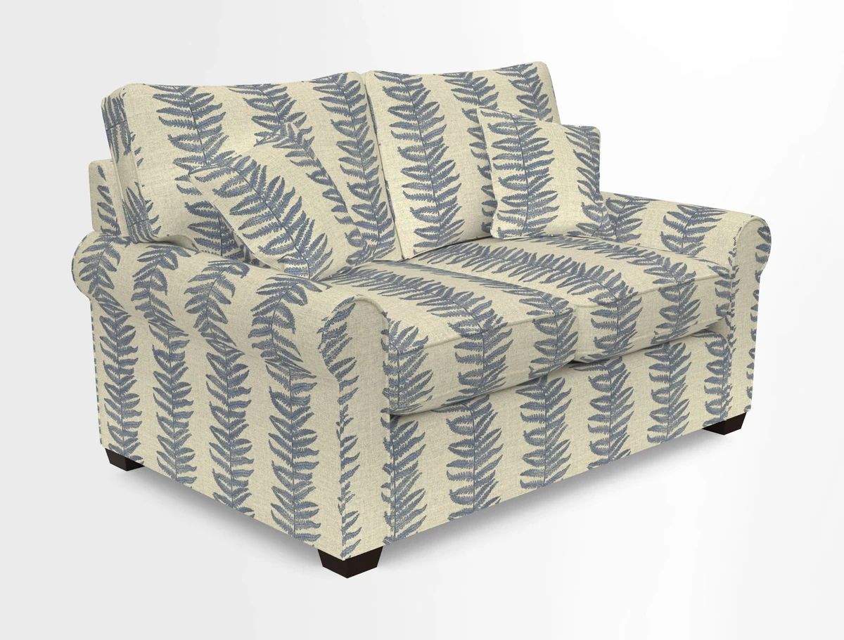 Bignor 3 Seater Sofa in V&A Drawn From Nature Oak Tree Gold. Loose cover option available