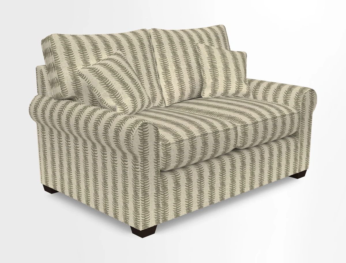 Bignor 3 Seater Sofa in V&A Drawn From Nature Oak Tree Gold. Loose cover option available